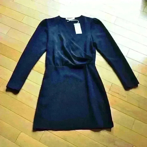 VANESSA BRUNO Nehila wrap-effect cloqué mini dress Size 34 US XS - Picture 3 of 11